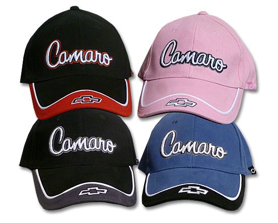 Chevrolet Camaro Rally Stripe Basecap Trucker Hat – Black, USA Style, One Size