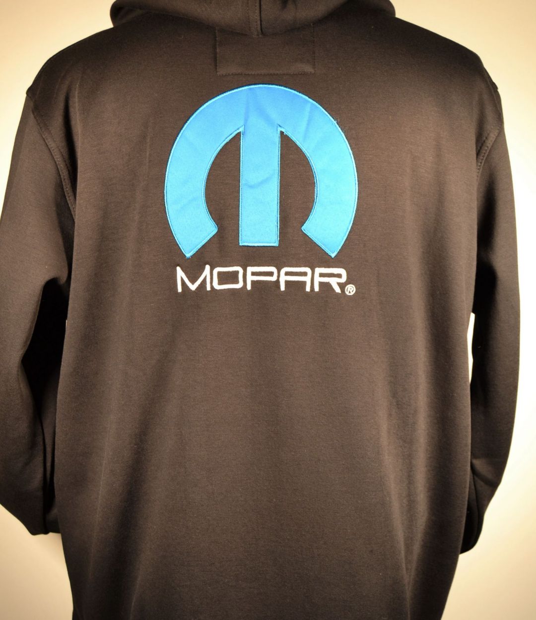 Mopar Omega M Embroidered Zip Hoodie Car Shirts and Stuff